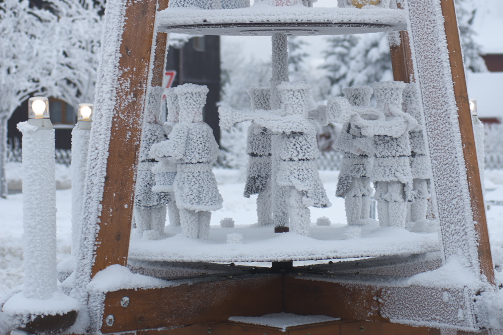 Frostfiguren in Altenberg