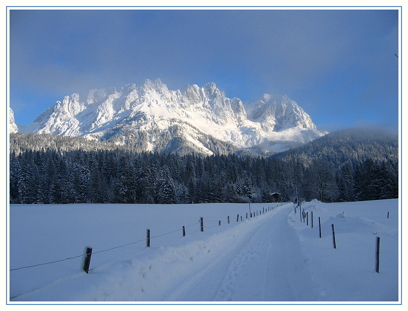 Frostig und wild , der Kaiser