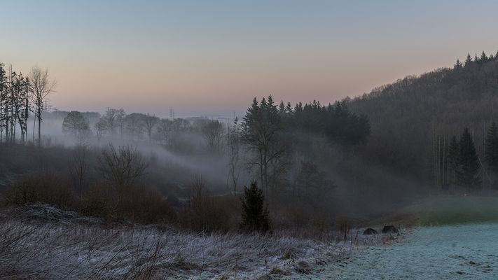 frostig war`s am Abend