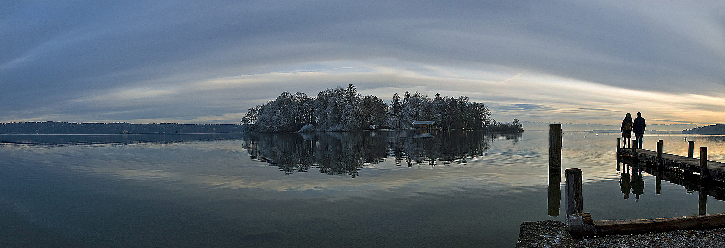 Frostige Abendstimmung