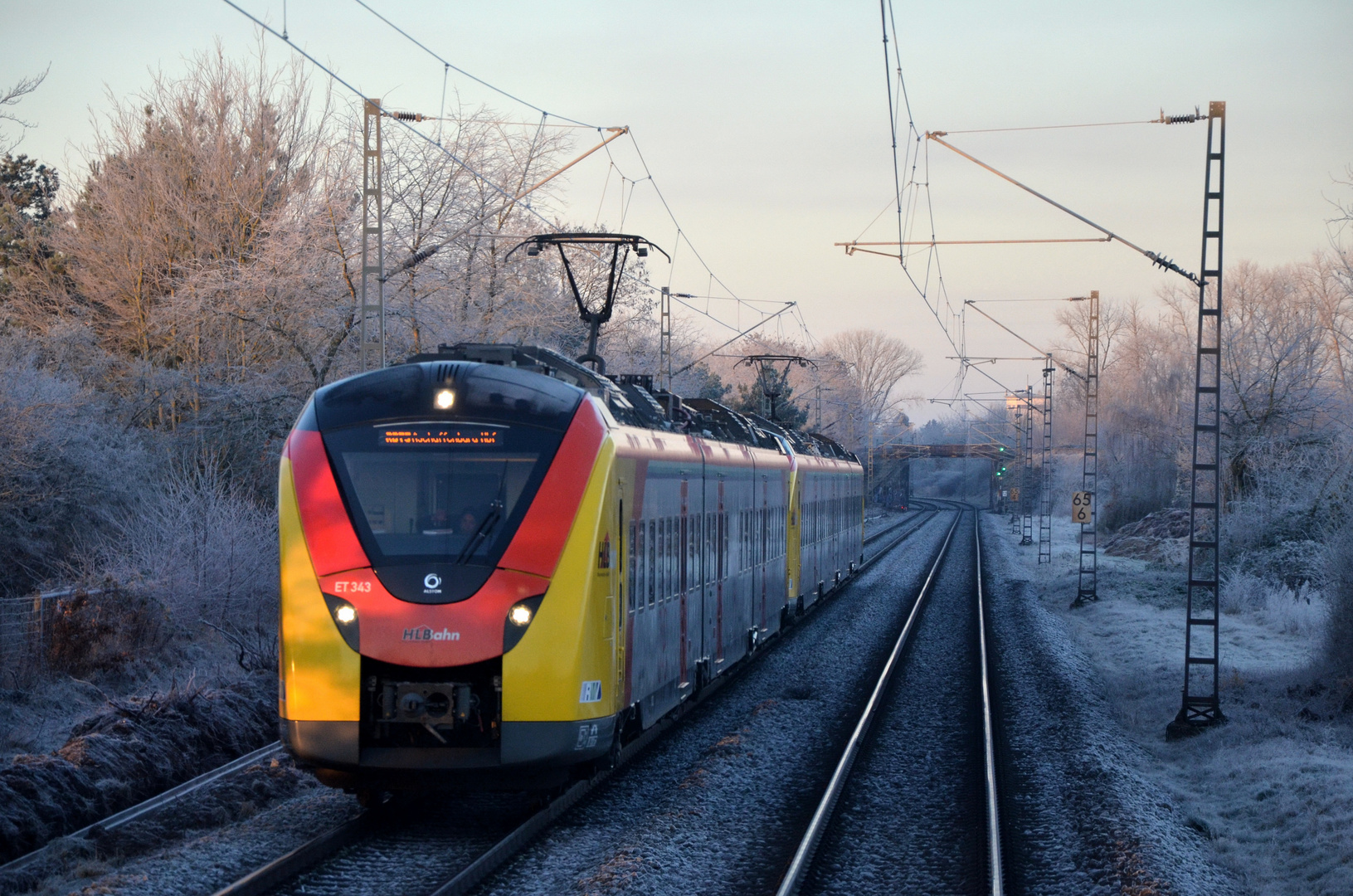 Frostige Begegnung bei Babenhausen