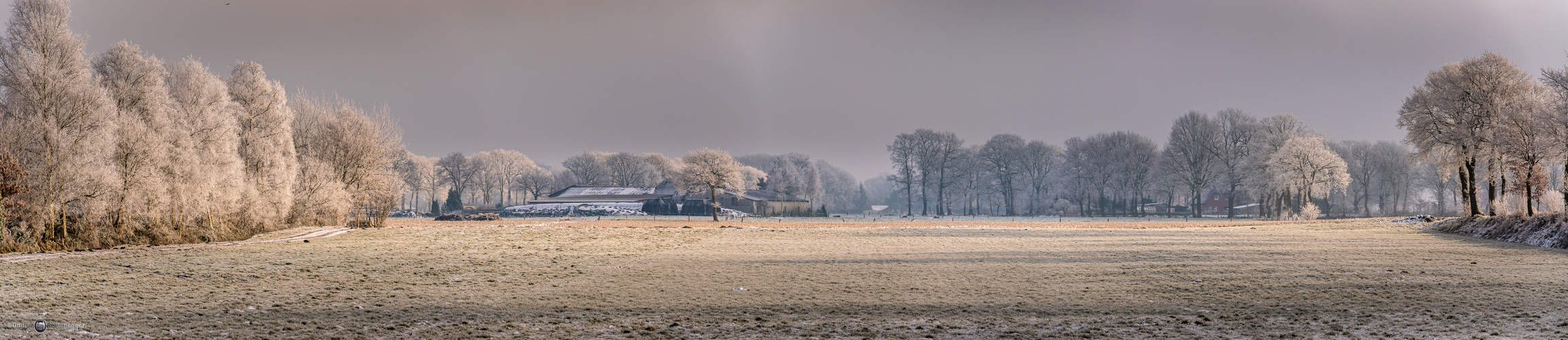 Frostige Landschaft