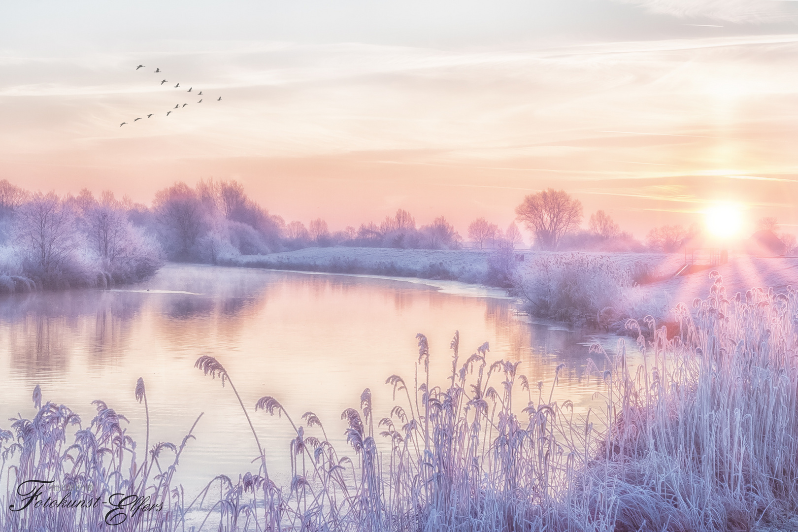 frostige Landschaft