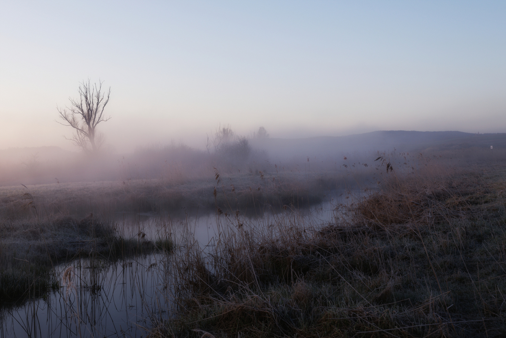 Frostige Morgenstimmung an der Altmühl