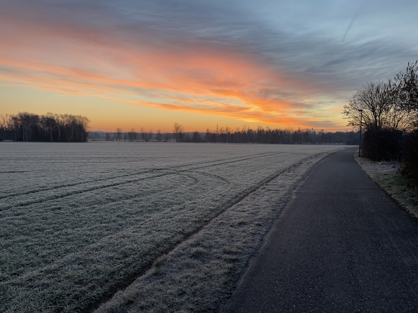 Frostige Morgenstimmung