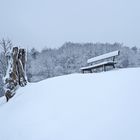 Frostige Sitzgelegenheit