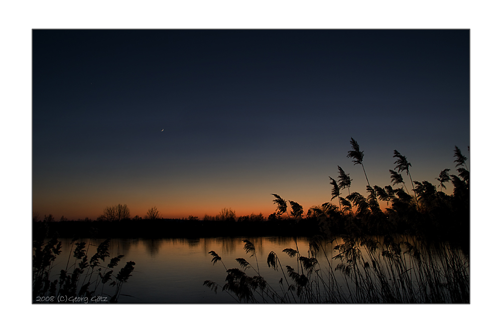 Frostige Sonnenuntergänge