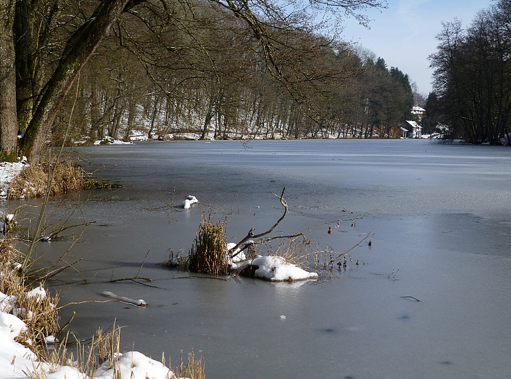 Frostige Tage am Eggelsburger See