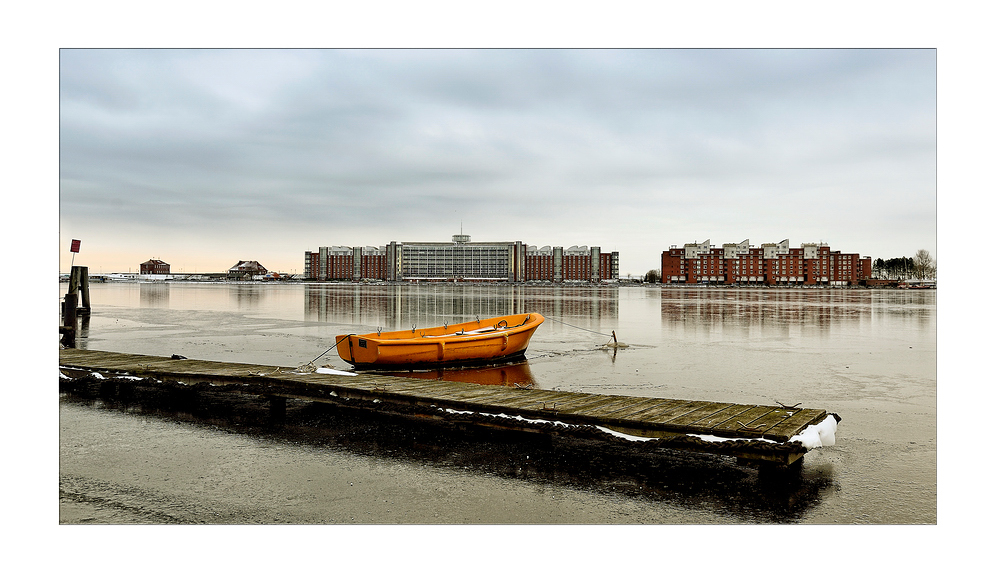 Frostige Zeiten in Wilhelmshaven