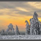 Frostiger Abend auf dem Kahlen Asten