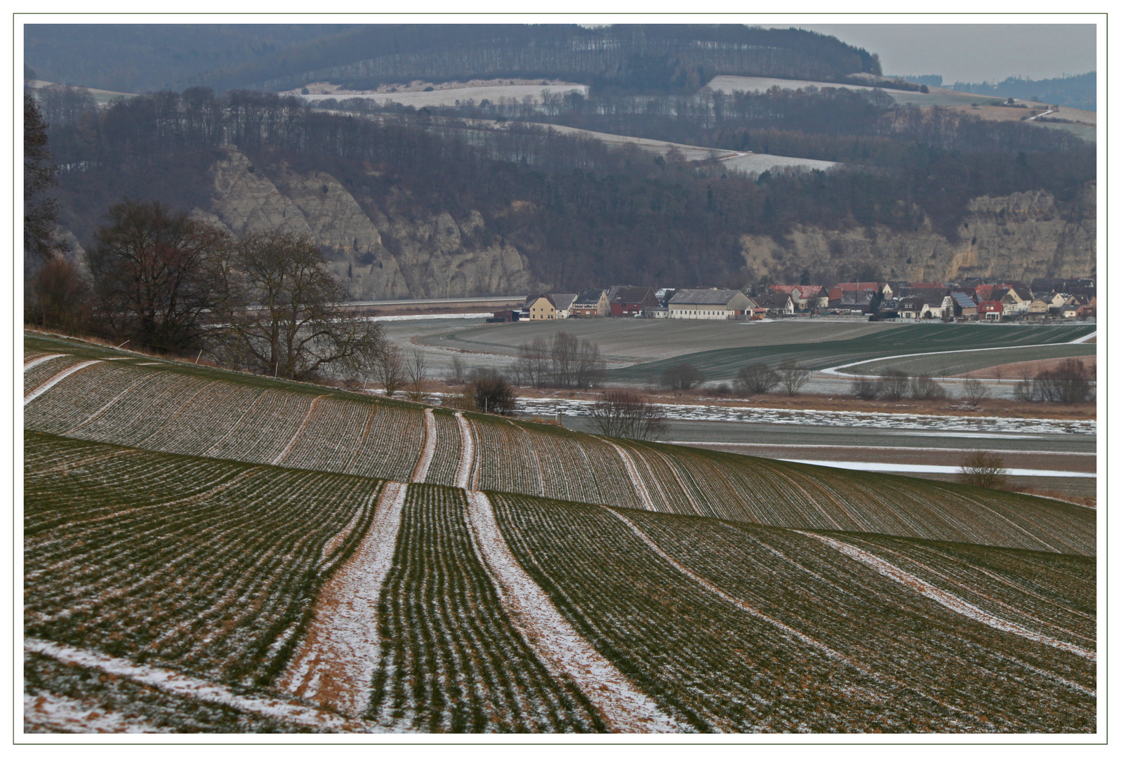 Frostiger Blick auf Dölme