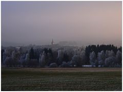 Frostiger Blick auf Weißenstadt