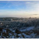 Frostiger Blick zum Schneeberg