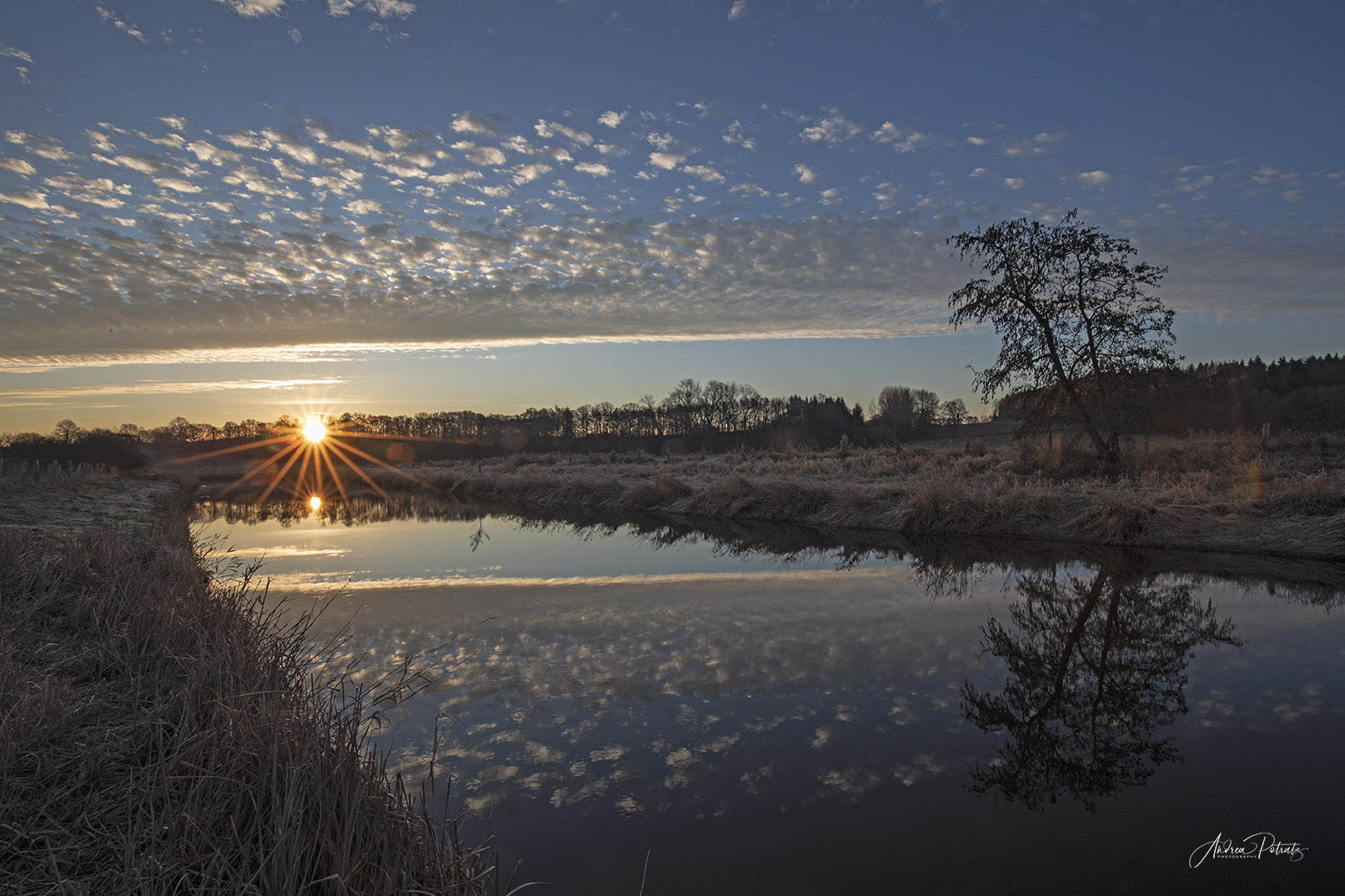 frostiger Morgen an der Trave