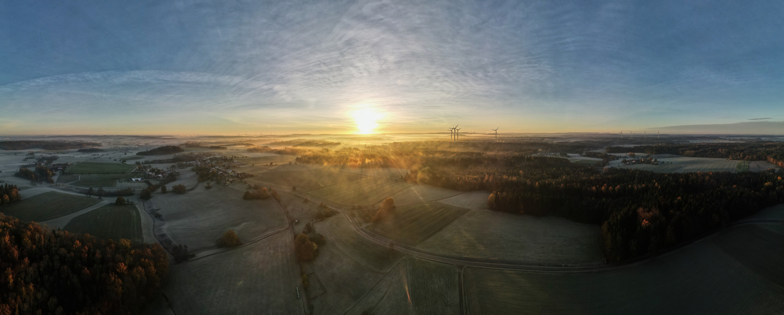 Frostiger Morgen in der Heimat