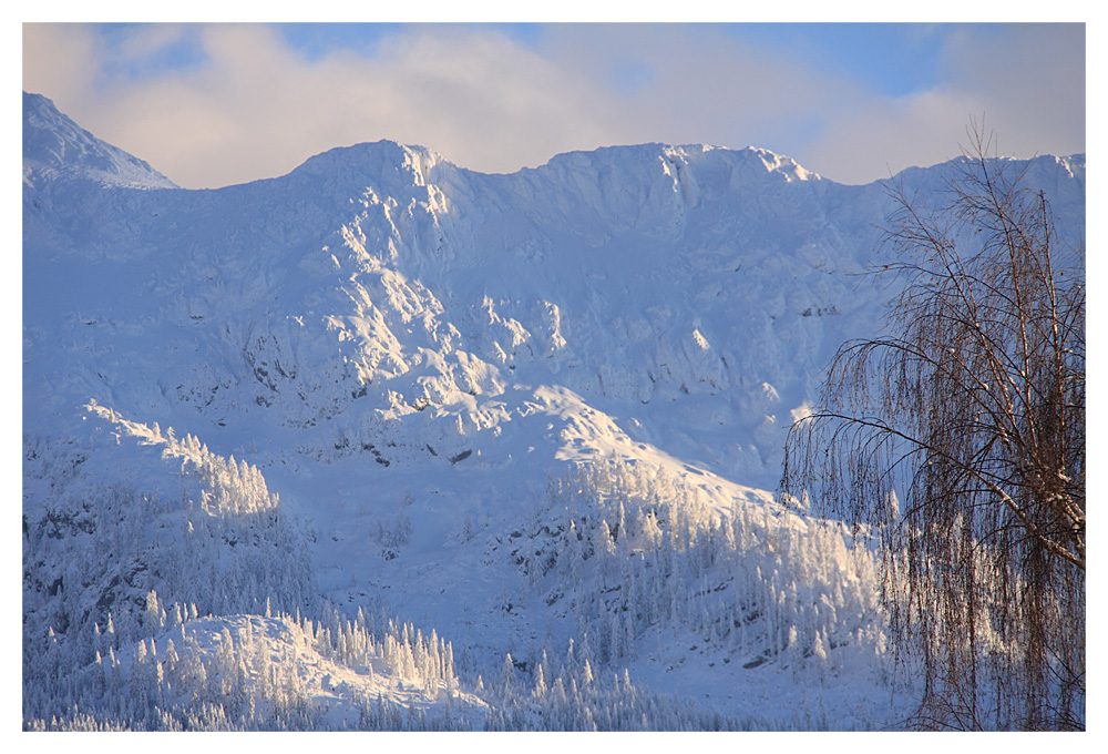 frostiger Sonnentag