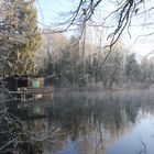 Frostiger Tag am Weiher 