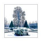Frostiger Winter im Residenzgarten