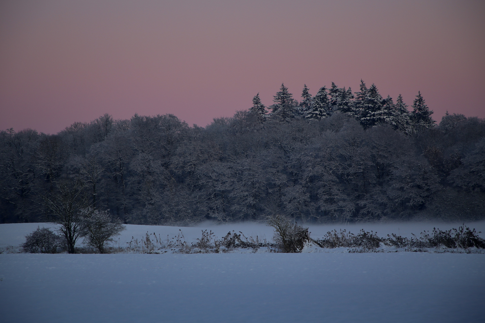 Frostiger Winterabend