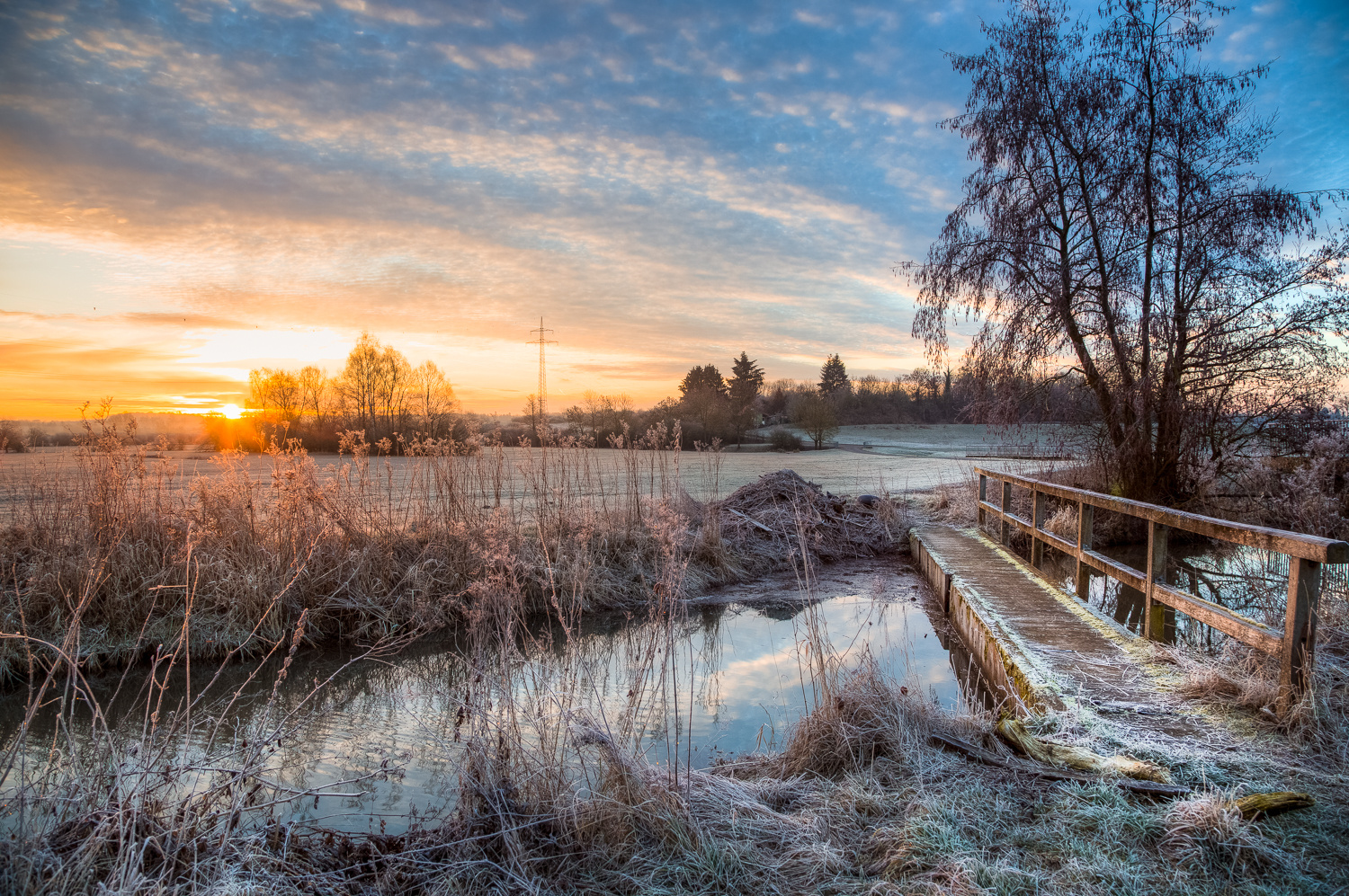 Frostiges Mittelhessen