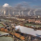 Frostiges Rheinland mit Wesselinger Industrie