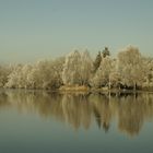 Frostiges Silvester am Olchinger See