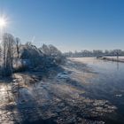 Frostiges Weserufer