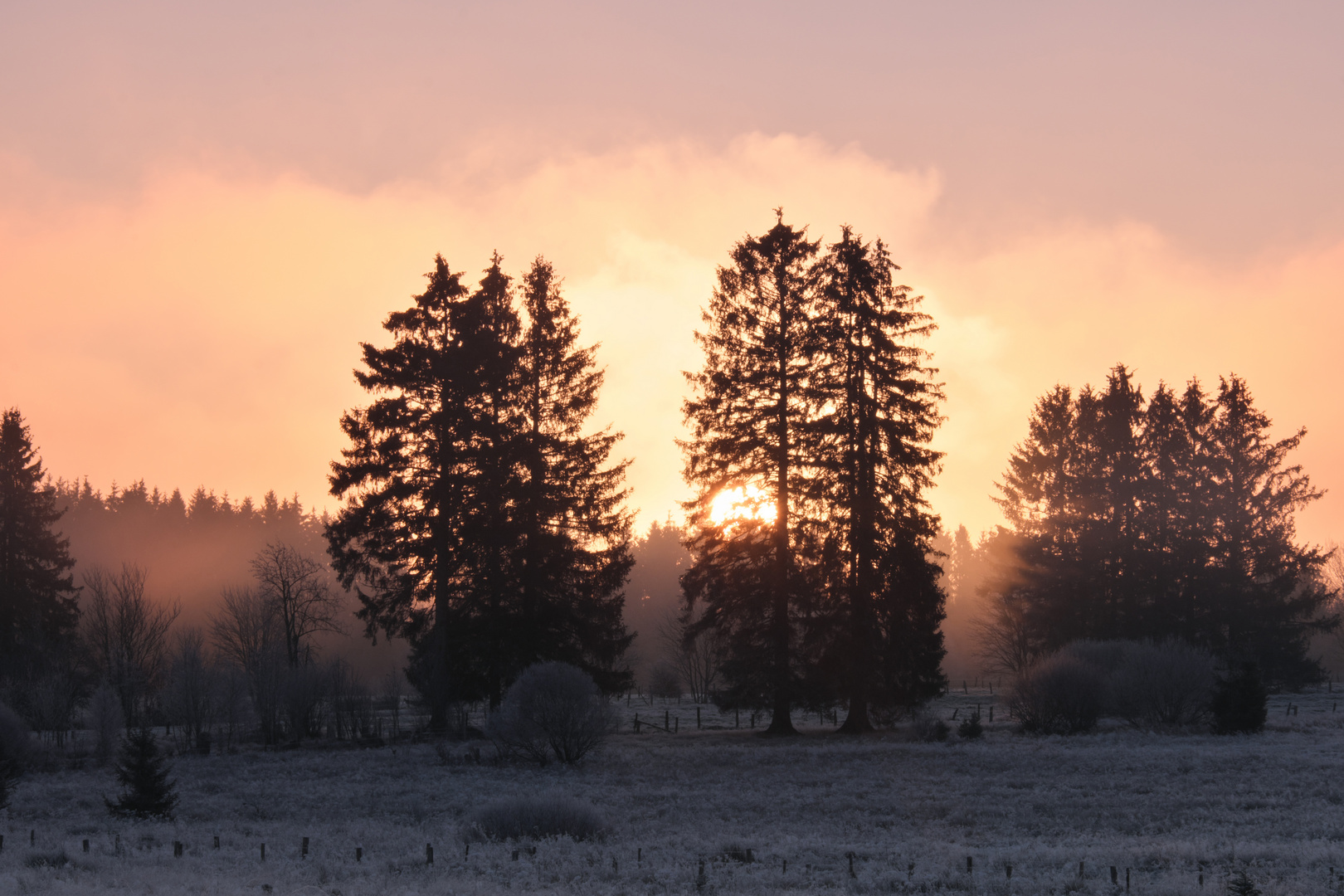 Frostmorgen - andere Wettersituation