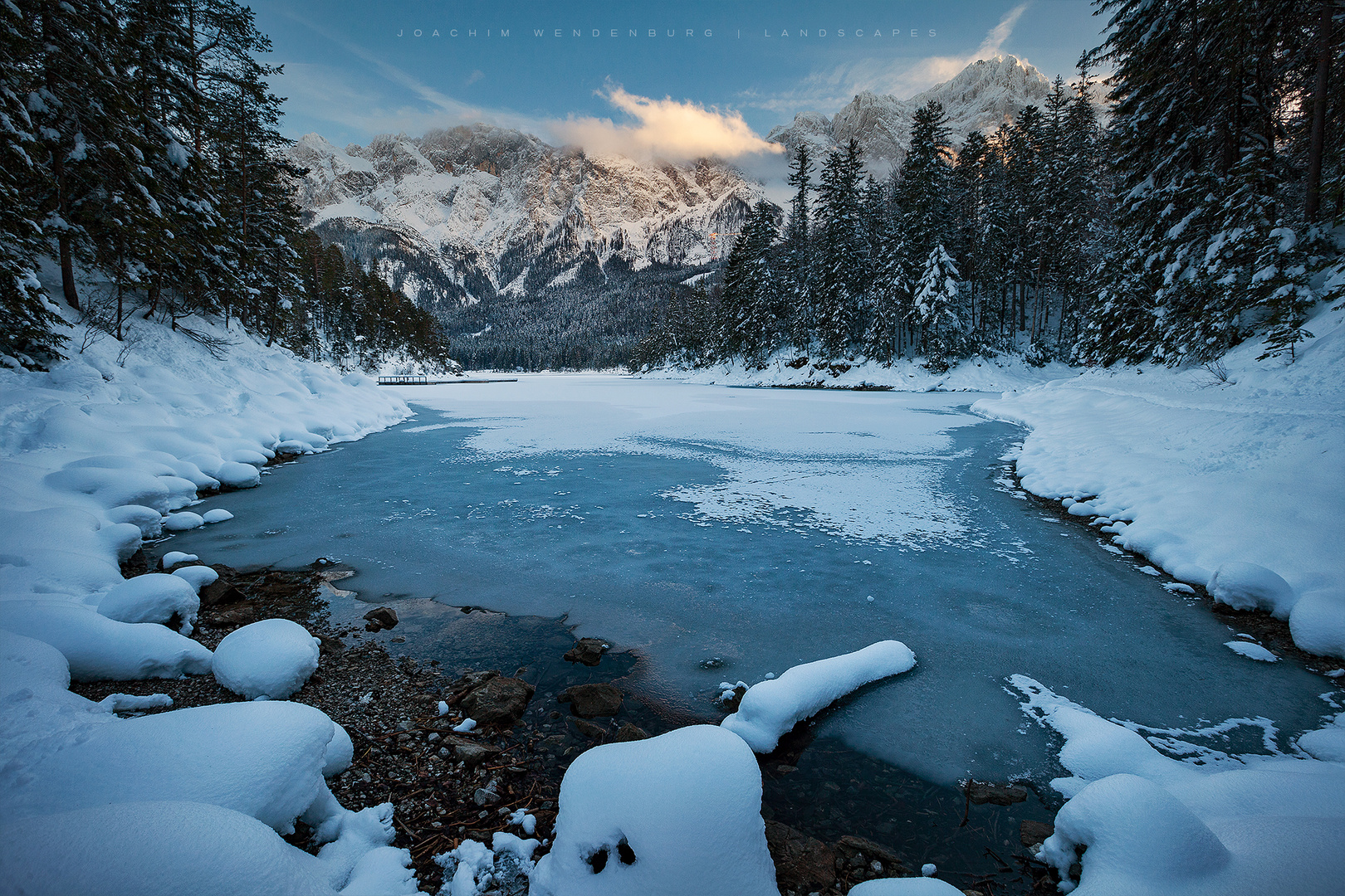 Frosty lake