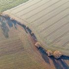 Frosty morning over fields