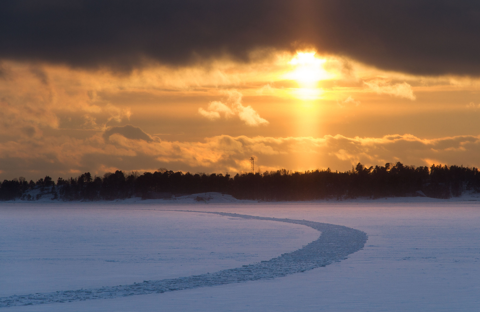 Frozen Baltic Sea - Helsinki