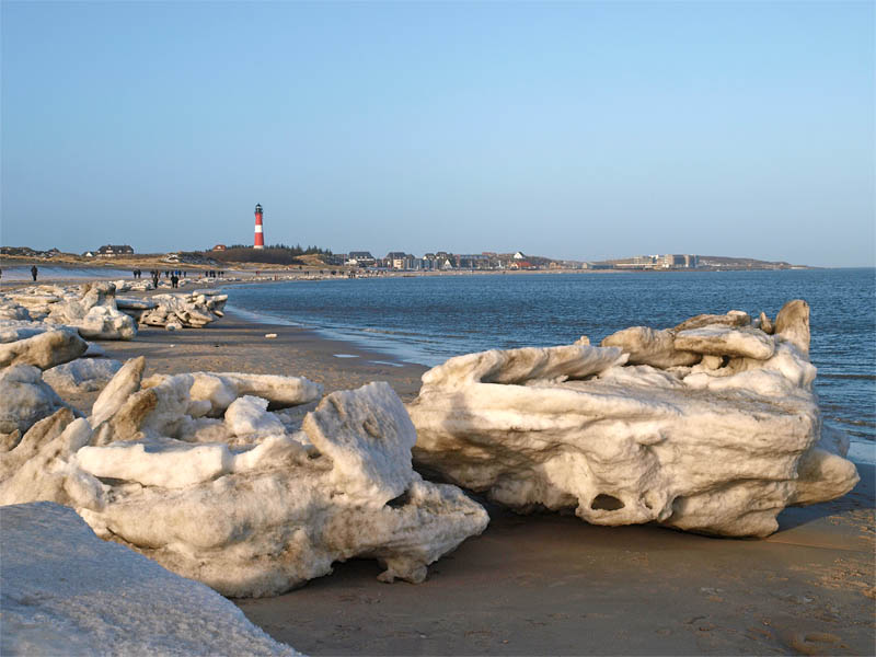 Frozen beach - Sylter Eisberge am Strand