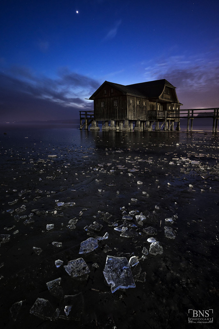 Frozen Boathouse