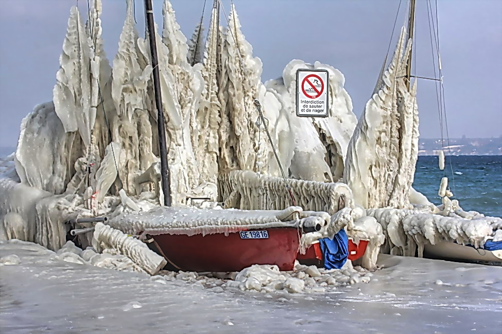 Frozen Boats