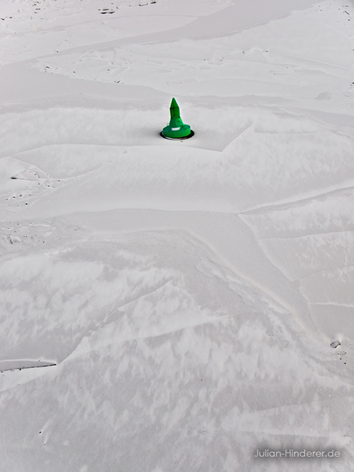 frozen buoy