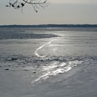 Frozen East Grand Traverse Bay