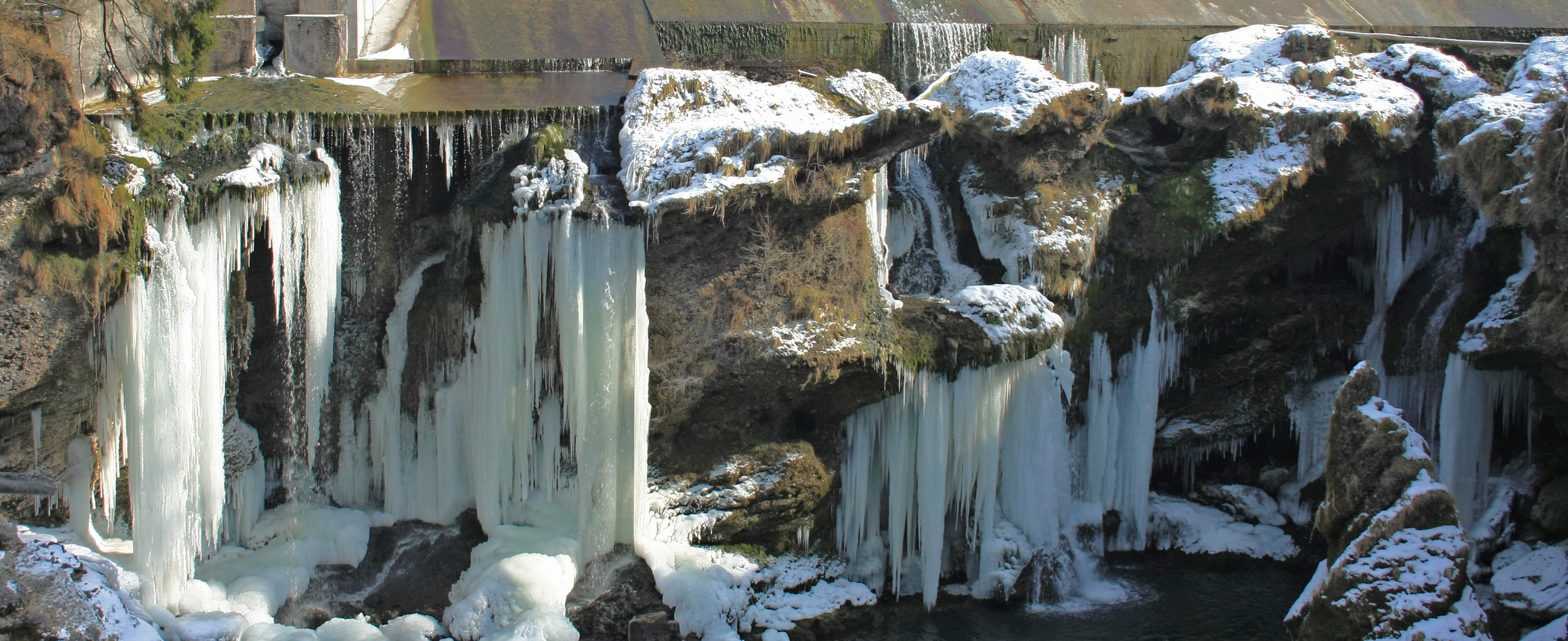 frozen falls