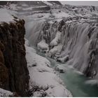 - frozen Gullfoss -