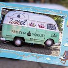 Frozen Jogurt Bus in Lissabon