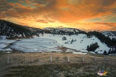 frozen lake