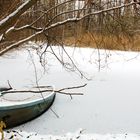 Frozen lake