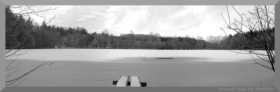 frozen lake