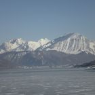 Frozen lake