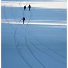 Frozen lake