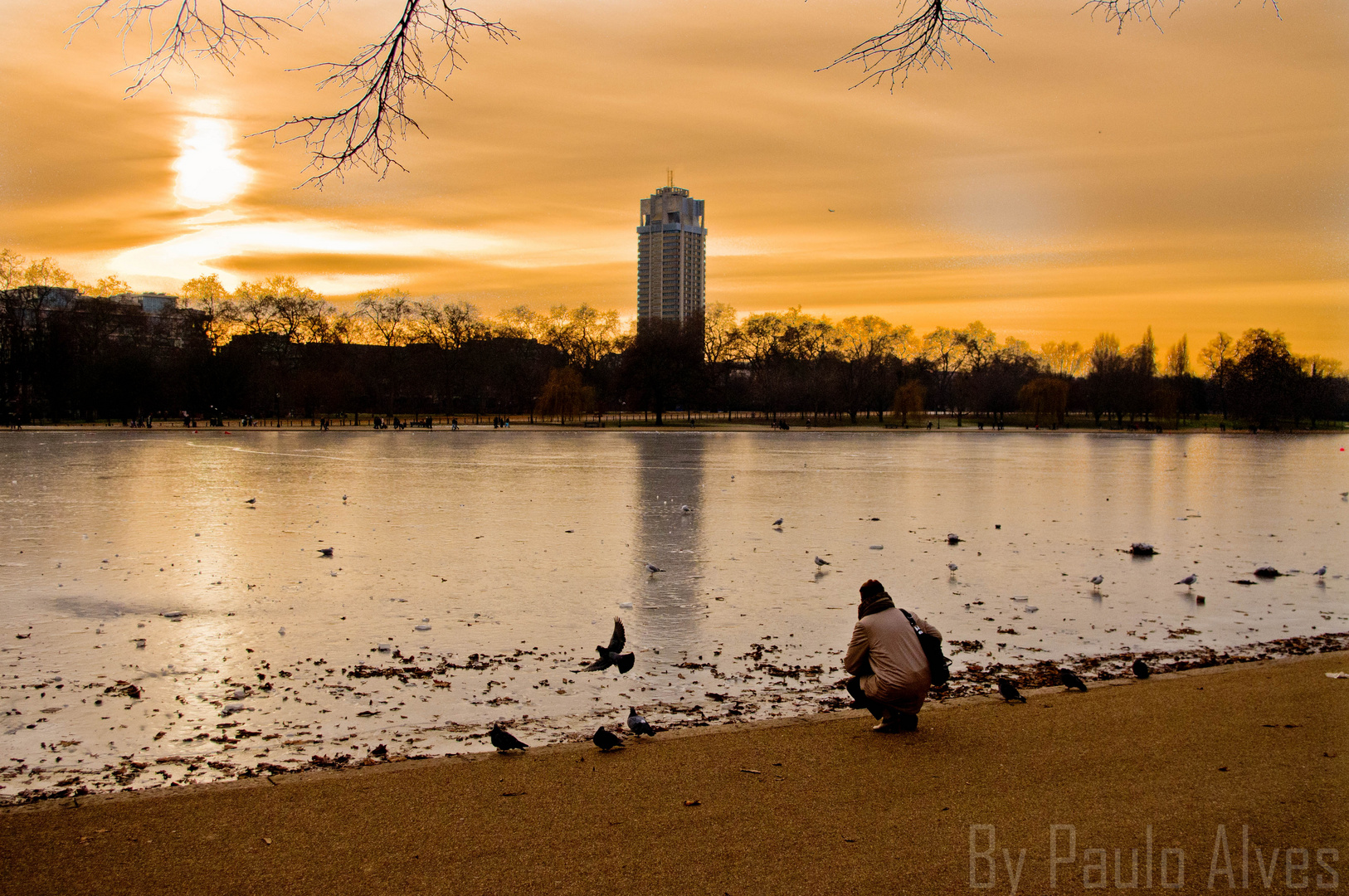 frozen lake