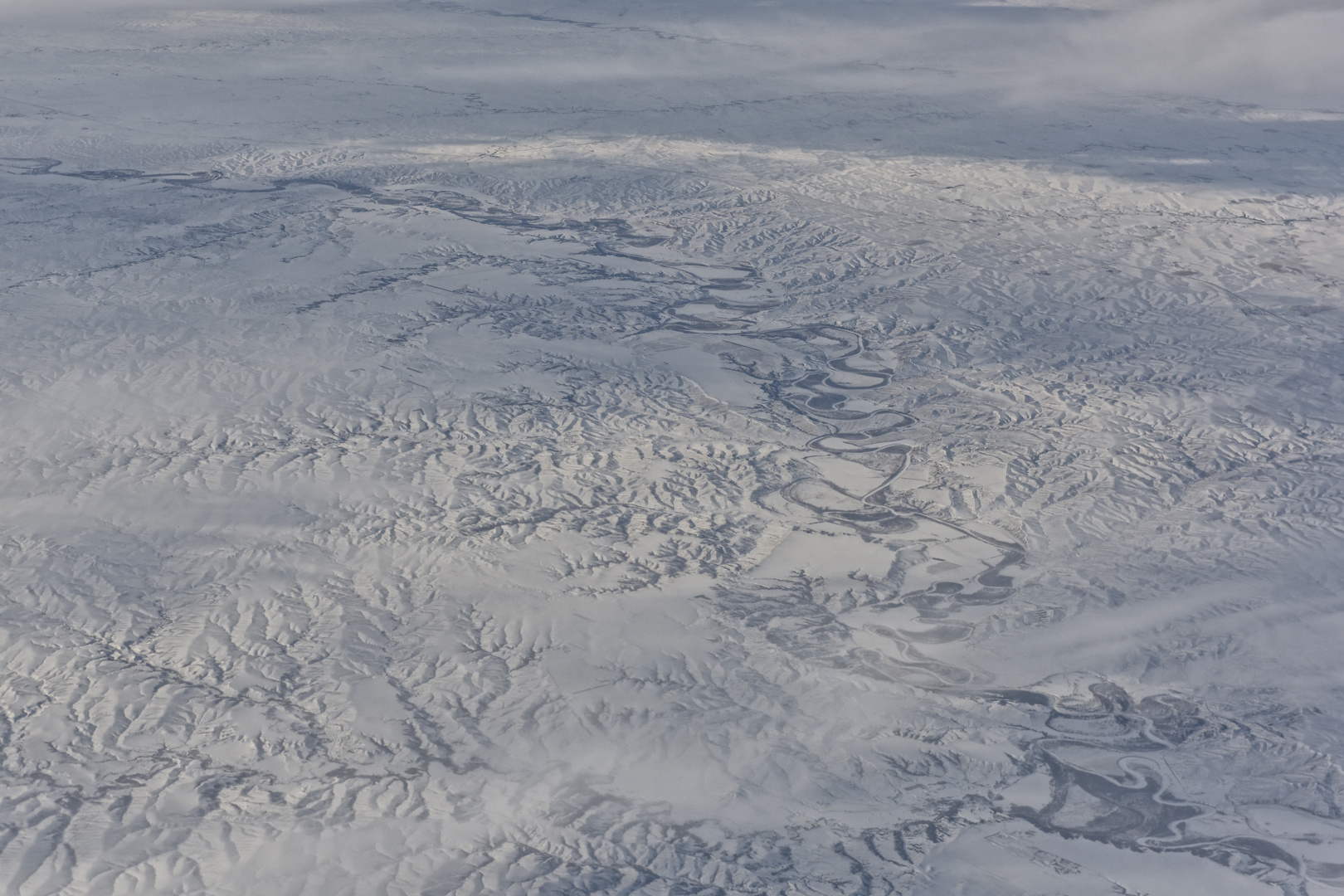 Frozen Missiouri River