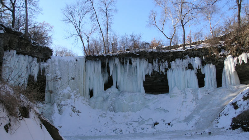 Frozen over Falls