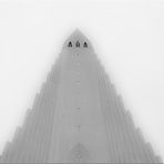 Frozen: Reykjaviks Hallgrimskirkja. Juni 2023