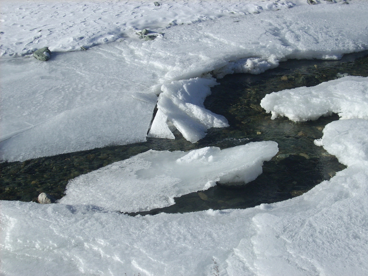 frozen river-Fiume ghiacciato