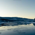 Frozen River in Sweden